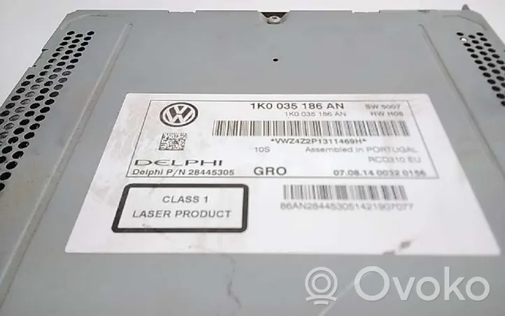 Volkswagen Caddy Moduł / Sterownik dziku audio HiFi 1K0035186AN