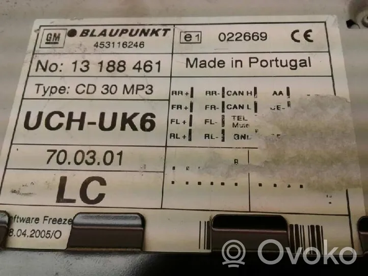 Opel Astra G Unité de contrôle son HiFi Audio 453116246