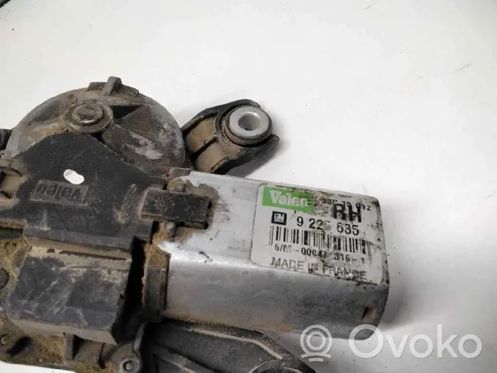 Opel Combo C Moteur d'essuie-glace arrière 9225635