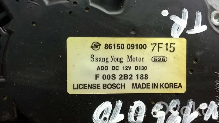 SsangYong Kyron Moteur d'essuie-glace arrière 8615009100