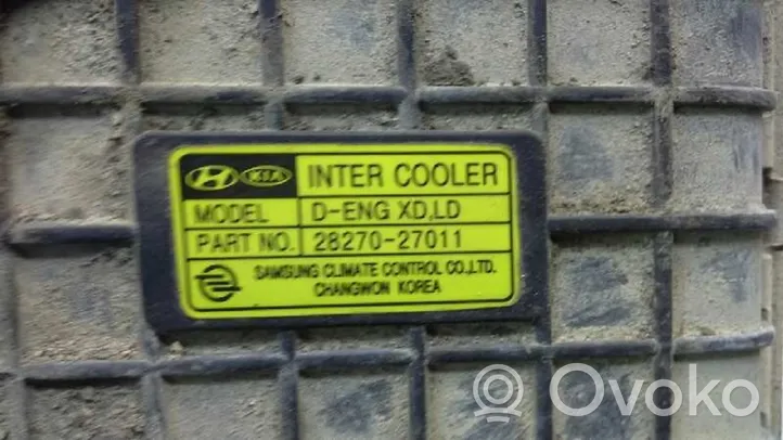 KIA Cerato Chłodnica powietrza doładowującego / Intercooler 2827027011