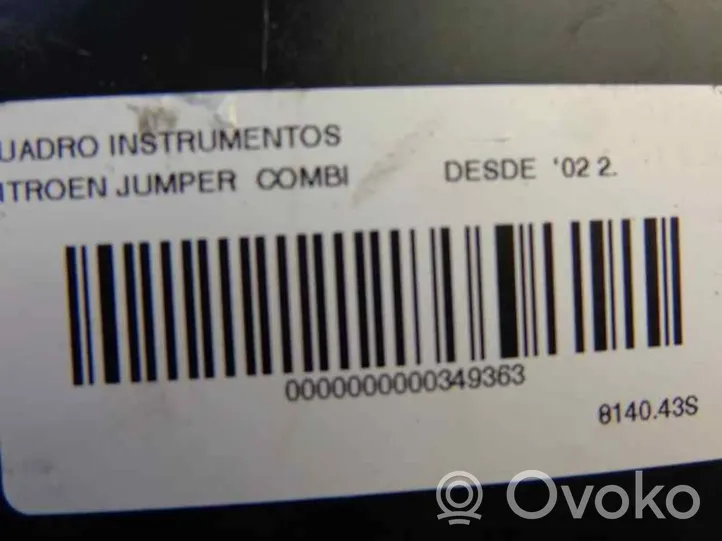 Citroen Jumper Tachimetro (quadro strumenti) 