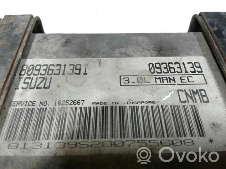 Opel Monterey Moottorin ohjainlaite/moduuli 8093631391