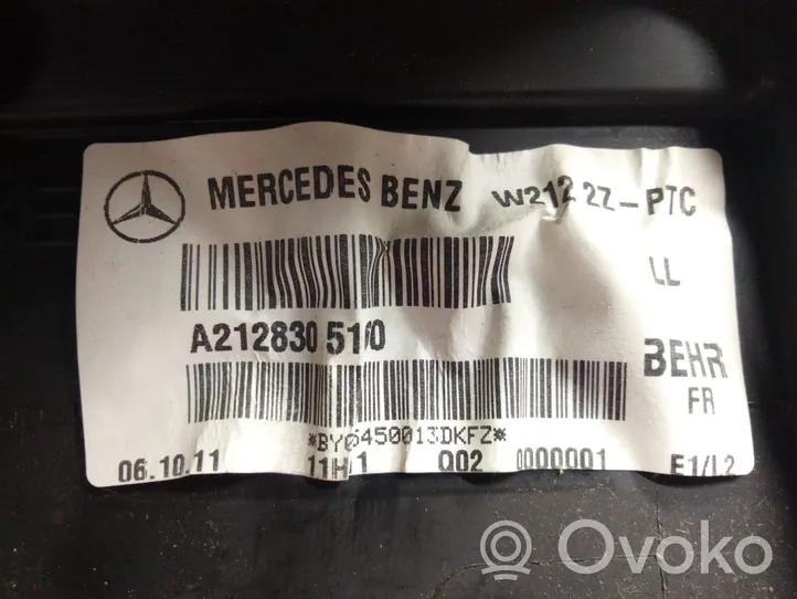 Mercedes-Benz E W212 Scatola alloggiamento climatizzatore riscaldamento abitacolo assemblata A2128305160