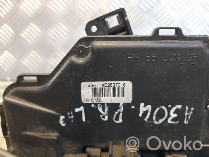 Audi A3 S3 8P Zamek drzwi przednich 4E2837016