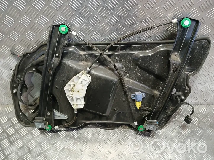 Volkswagen PASSAT B6 Front window lifting mechanism without motor 981675111