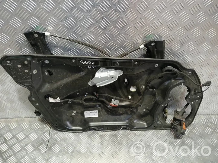 Volkswagen PASSAT B6 Front window lifting mechanism without motor 981675111