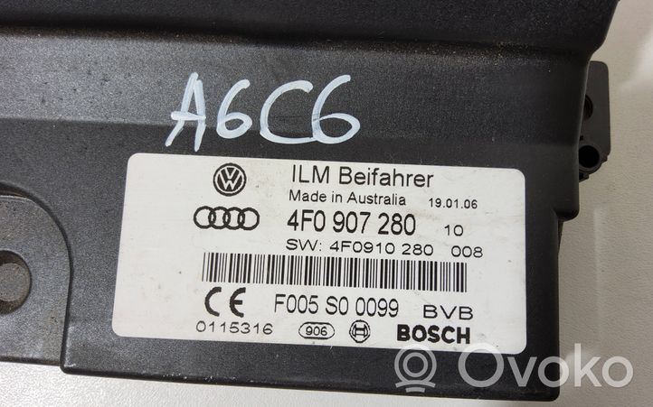 Audi A6 S6 C6 4F Mukavuusmoduuli 4F0907280