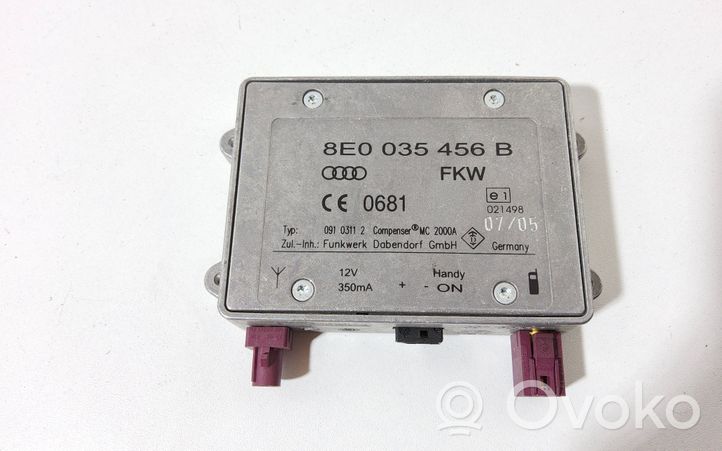 Audi A4 S4 B6 8E 8H Module unité de contrôle d'antenne 8E0035456B