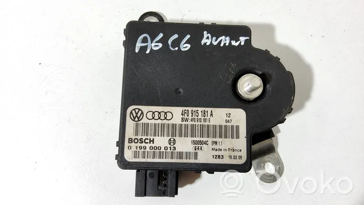 Audi A6 S6 C6 4F Moduł / Sterownik zarządzania energią MPM 4F0915181A