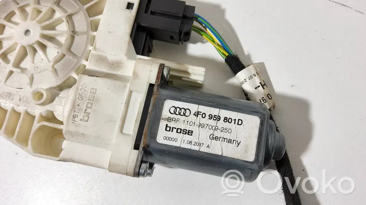 Audi A6 Allroad C6 Front door window regulator motor 4F0959801D