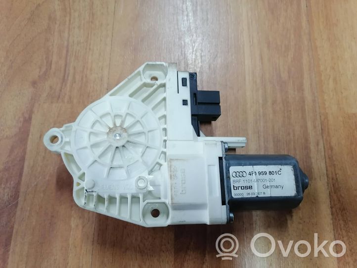 Audi A6 S6 C6 4F Moteur de lève-vitre de porte arrière 4F0959801C