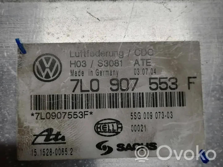 Volkswagen Touareg I Sterownik / Moduł zawieszenia pneumatycznego 7L0907553F