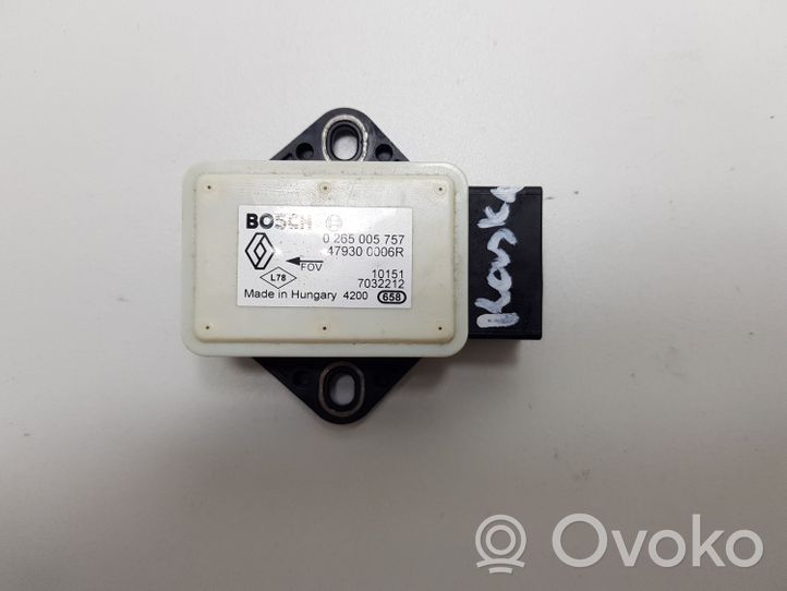 Nissan Qashqai Sensore di imbardata accelerazione ESP 0265005757