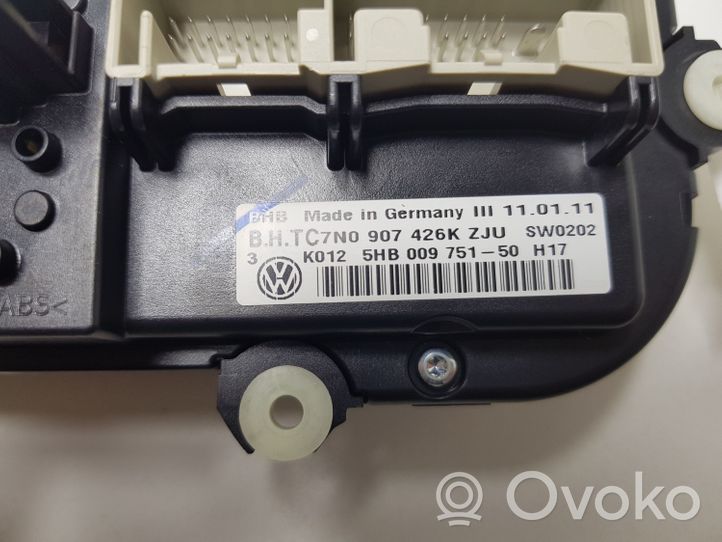 Volkswagen PASSAT B7 Ilmastoinnin ohjainlaite 7N0907426K