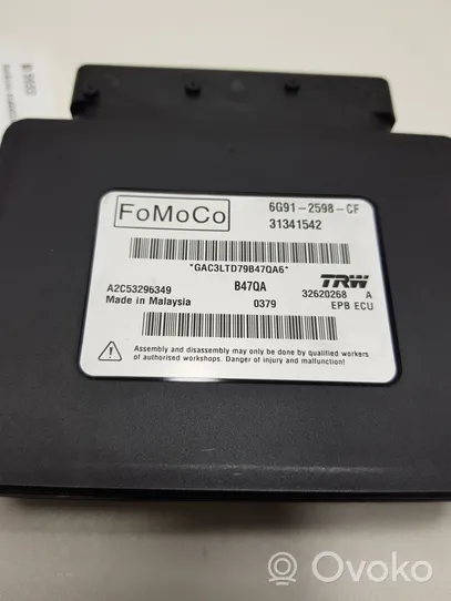 Volvo V60 Module de commande de frein à main 31341542