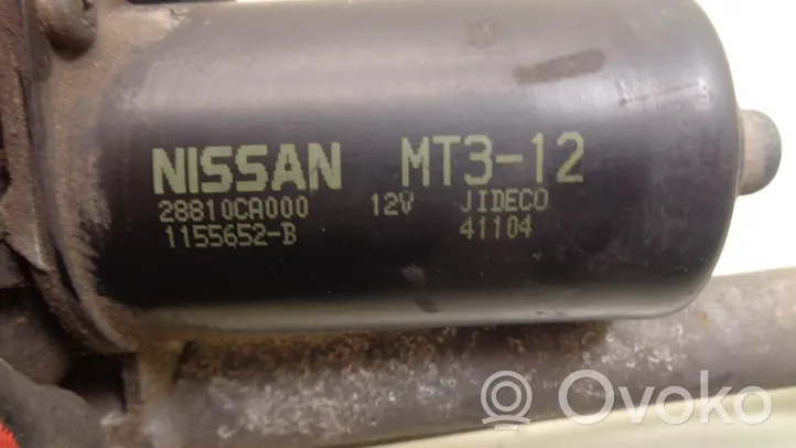 Nissan Murano Z50 Tringlerie et moteur d'essuie-glace avant 28810CA000