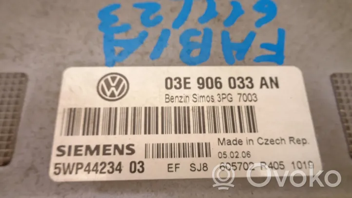 Skoda Fabia Mk1 (6Y) Centralina/modulo motore ECU 03E906033AN