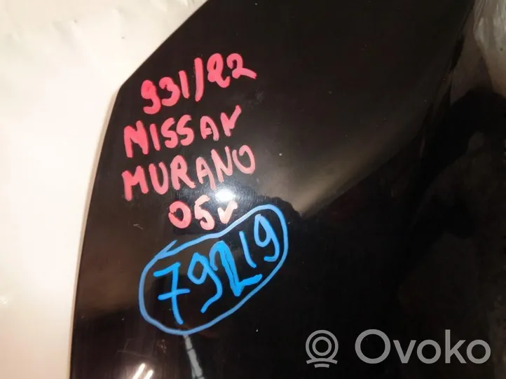 Nissan Murano Z50 Vano motore/cofano 