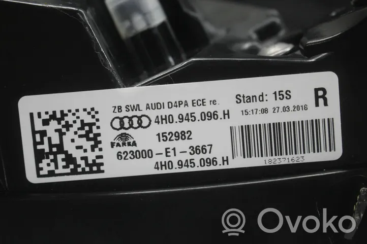 Audi A8 S8 D4 4H Galinis žibintas kėbule 4H0945096H