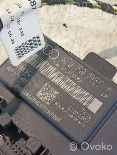 Audi A6 S6 C6 4F Durų elektronikos valdymo blokas 4F0959795F