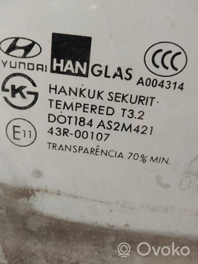 Hyundai Getz Etuoven ikkunalasi, neliovinen malli 