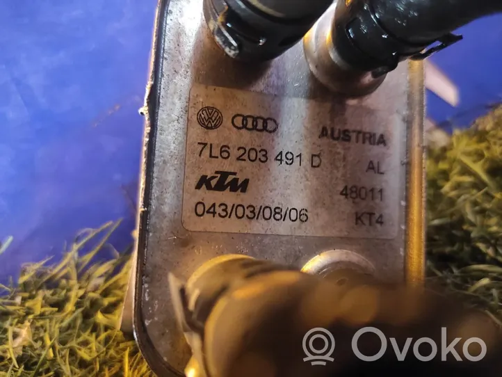 Audi Q7 4L Chłodnica oleju skrzyni 7L6203491D