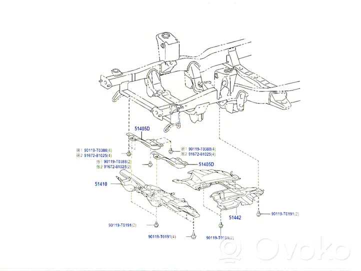 Toyota Fortuner an160 Radiatorių panelė (televizorius) 