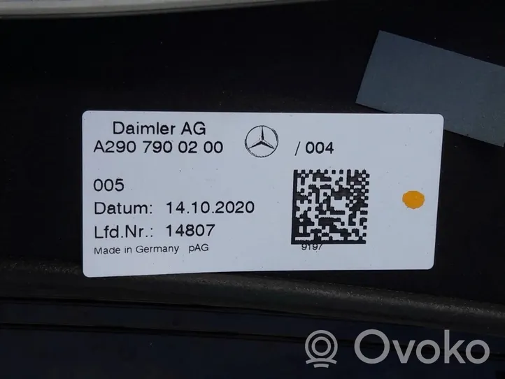 Mercedes-Benz AMG GT 4 x290 w290 Tylna klapa bagażnika 