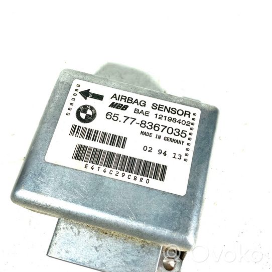 BMW 3 E36 Unidad de control/módulo del Airbag 8367035