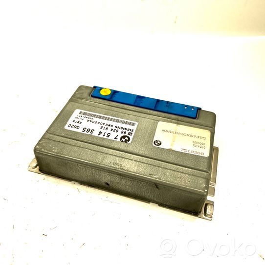 BMW 5 E39 Pārnesumkārbas vadības bloks 7514365