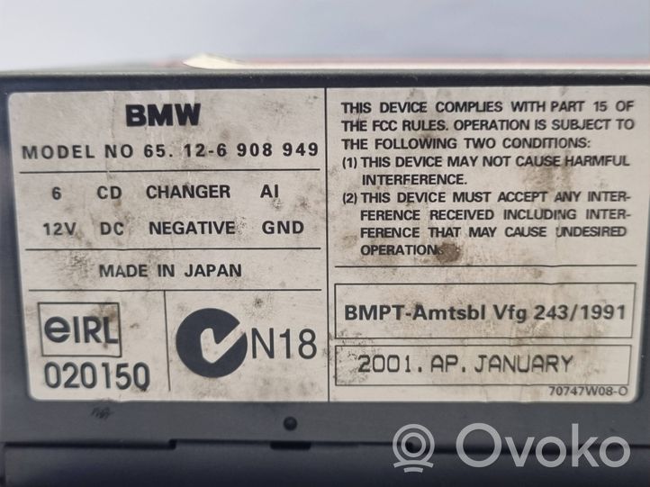 BMW 7 E38 CD/DVD-vaihdin 70747W080
