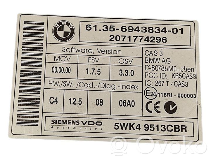 7803373 BMW 5 E60 E61 Engine ECU kit and lock set, 104.00 € | RRR 