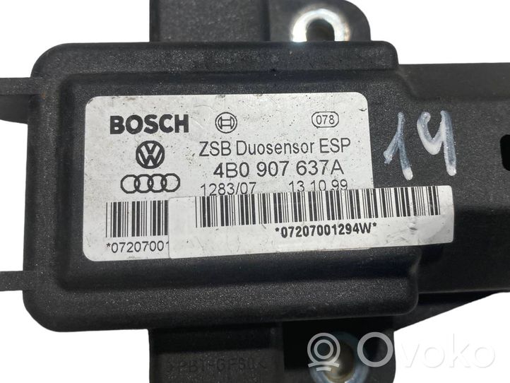 Audi A6 S6 C5 4B Czujnik położenia pedału gazu / przyspieszenia 4B0907637A