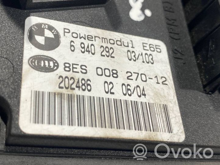 BMW 7 E65 E66 Moduł / Sterownik zarządzania energią MPM 6940292