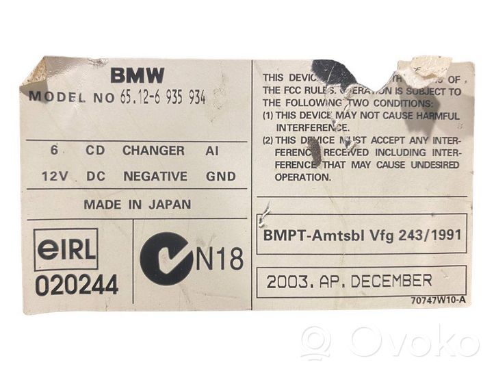 BMW 7 E65 E66 CD/DVD-vaihdin 6935934