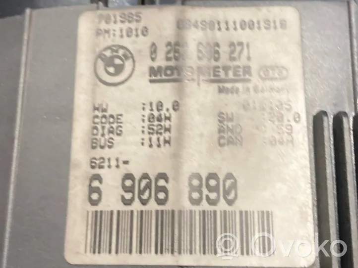 BMW 3 E46 Compteur de vitesse tableau de bord 6906890