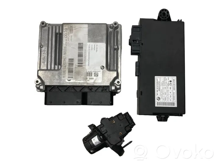 BMW 3 E90 E91 Kit centralina motore ECU e serratura 7809216