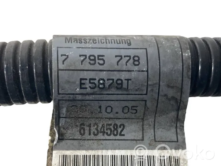 BMW 5 E60 E61 Câble de batterie positif 7795779