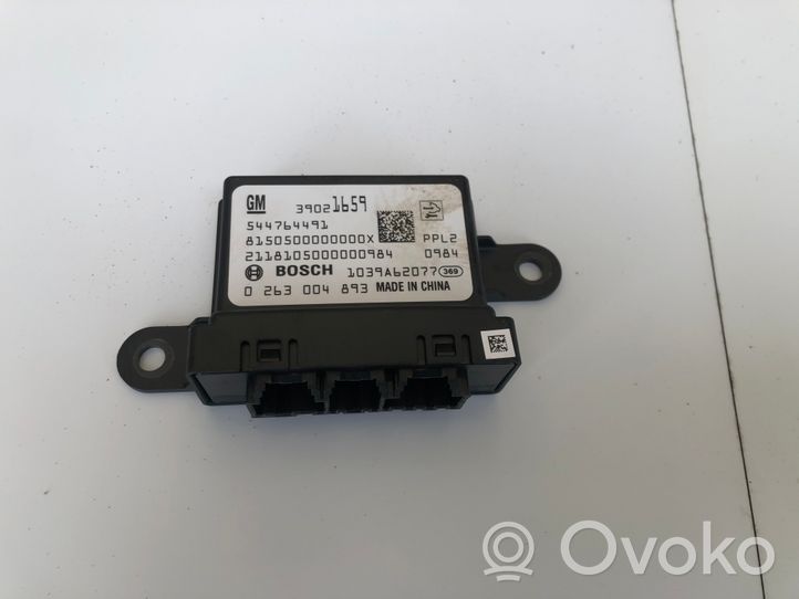 Opel Mokka X Centralina/modulo sensori di parcheggio PDC 39021659