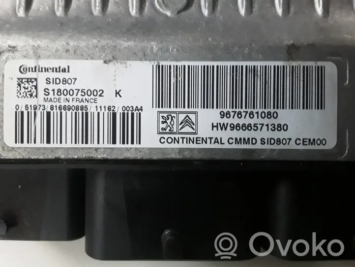 Peugeot 5008 Calculateur moteur ECU 9676761080