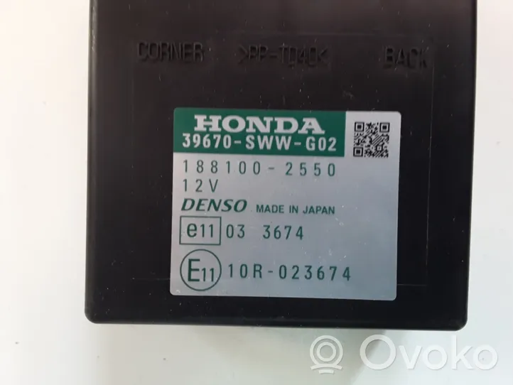 Honda CR-V Centralina/modulo sensori di parcheggio PDC 39670SWWG02