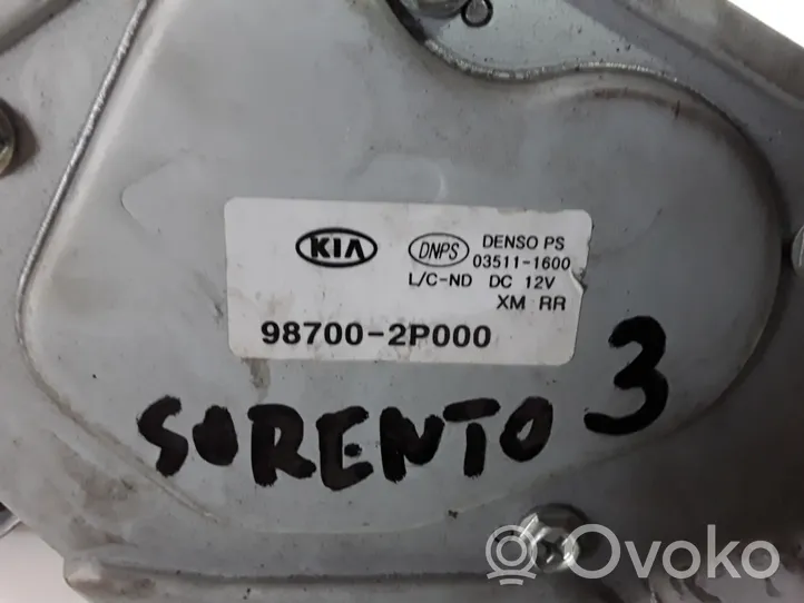 KIA Sorento Rear window wiper motor 987002P000