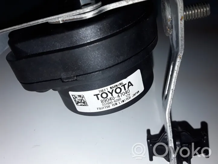 Toyota Prius (XW50) Alarmes antivol sirène 8904047040