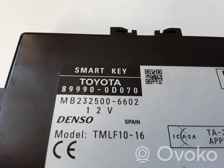 Toyota Yaris Autres unités de commande / modules 899900D070