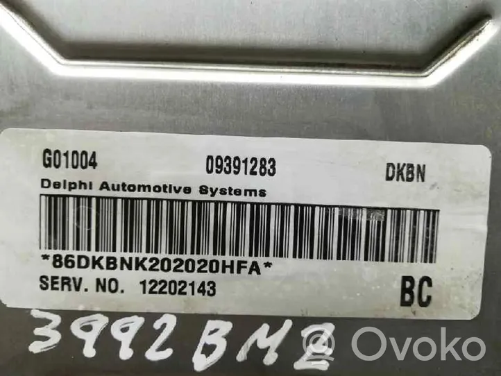 Opel Astra G Sterownik / Moduł ECU 09391283