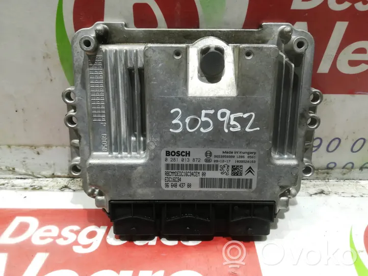 Citroen C5 Calculateur moteur ECU 9664843780