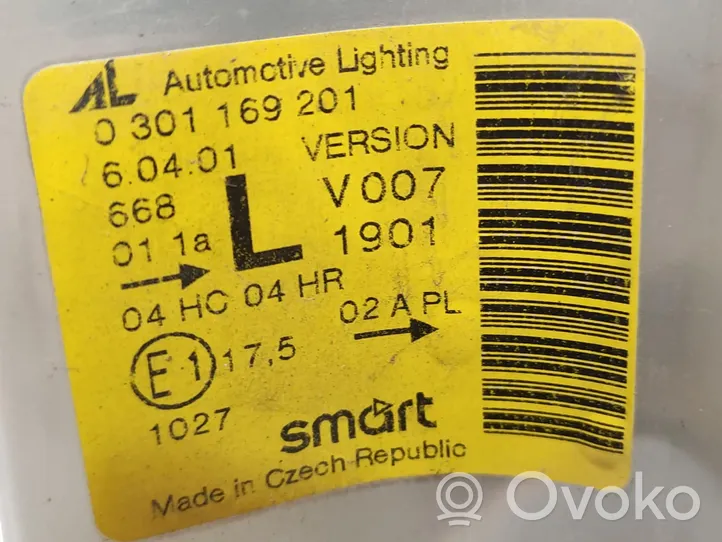 Smart ForTwo I Lampa przednia 0301169201