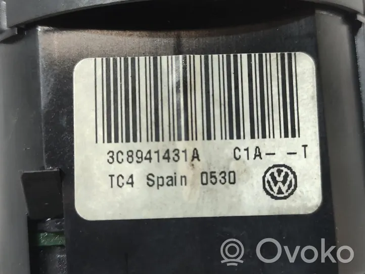 Volkswagen Golf VI Interruptor de luz 3C8941431A