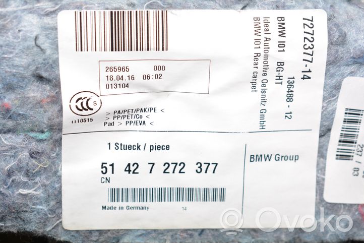 BMW i3 Takaistuintilan tekstiilimatto 7272377